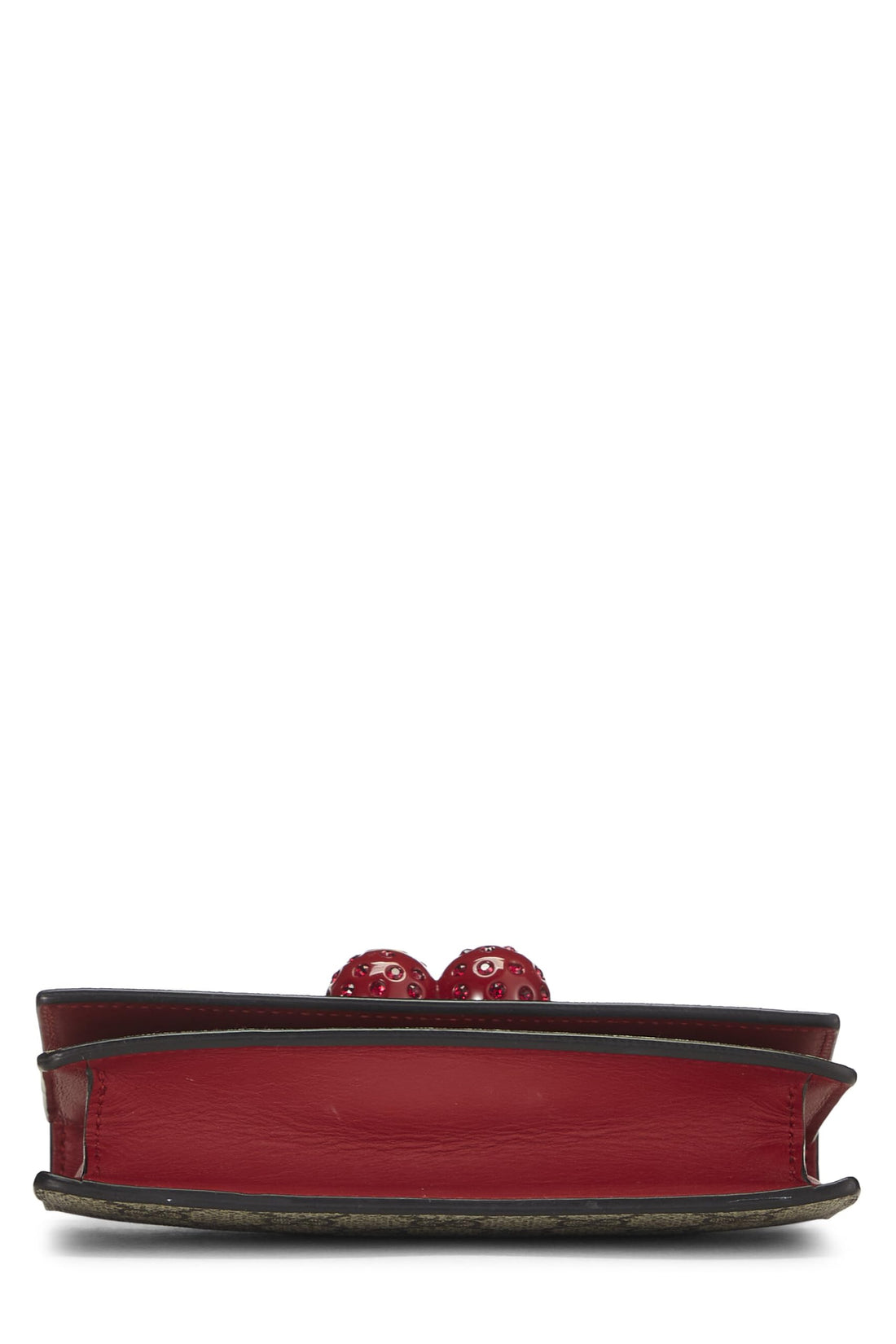 Gucci,  Original GG Supreme Coated Canvas Cherry Crossbody Mini, Red
