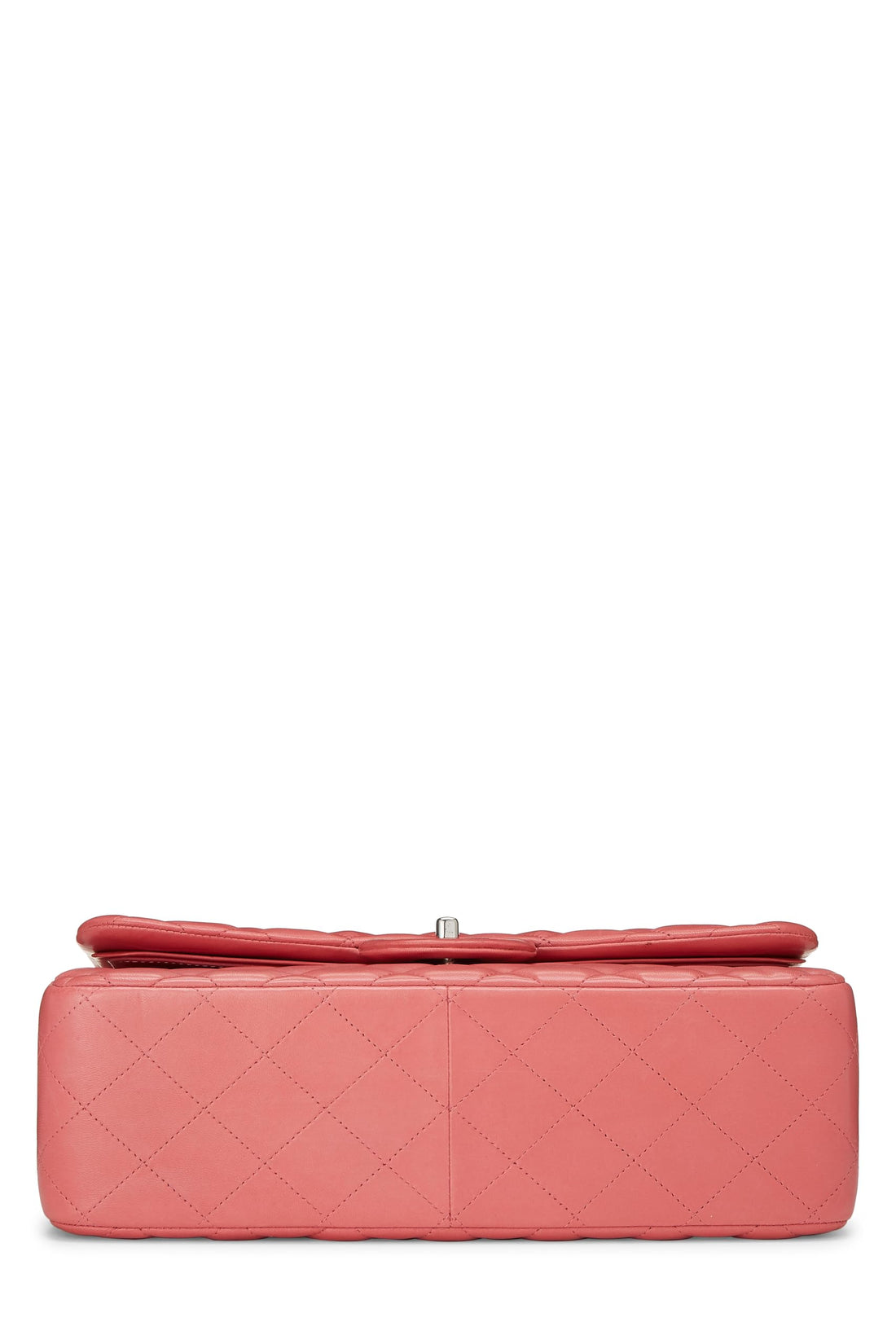 Chanel,  Pink Quilted Lambskin New Classic Double Flap Jumbo, Pink