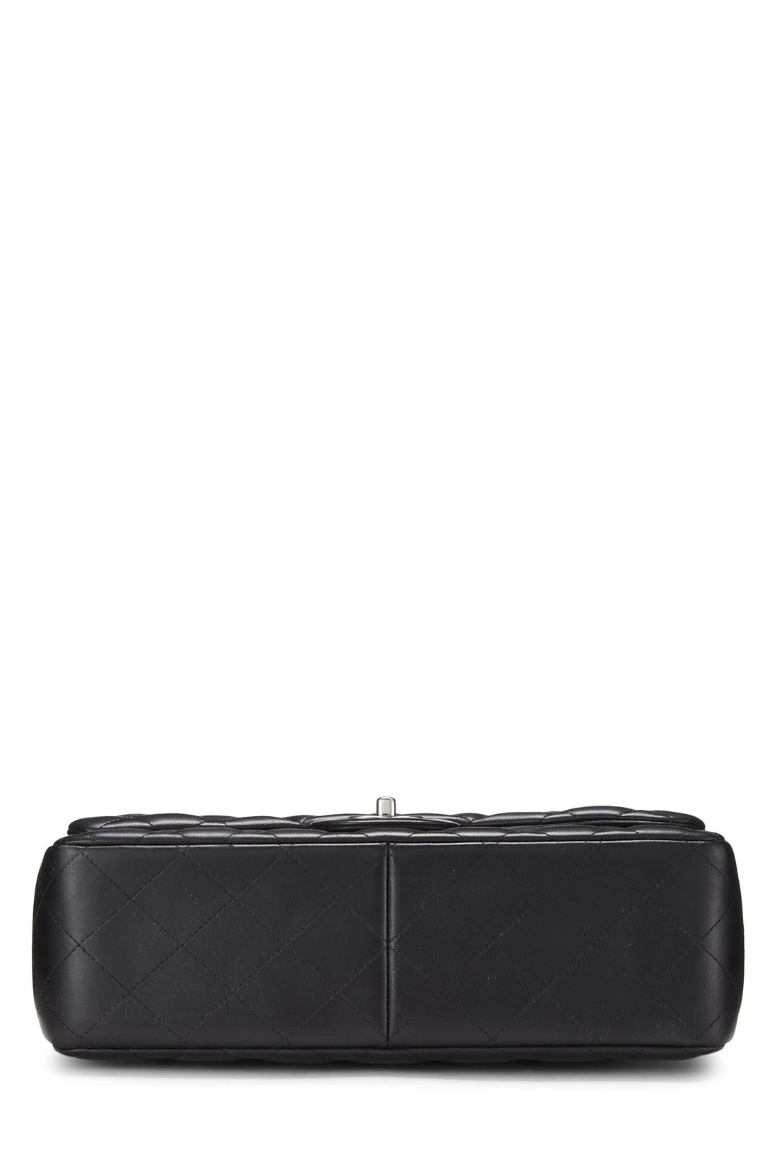 Chanel,  Black Quilted Lambskin New Classic Double Flap Jumbo, Black