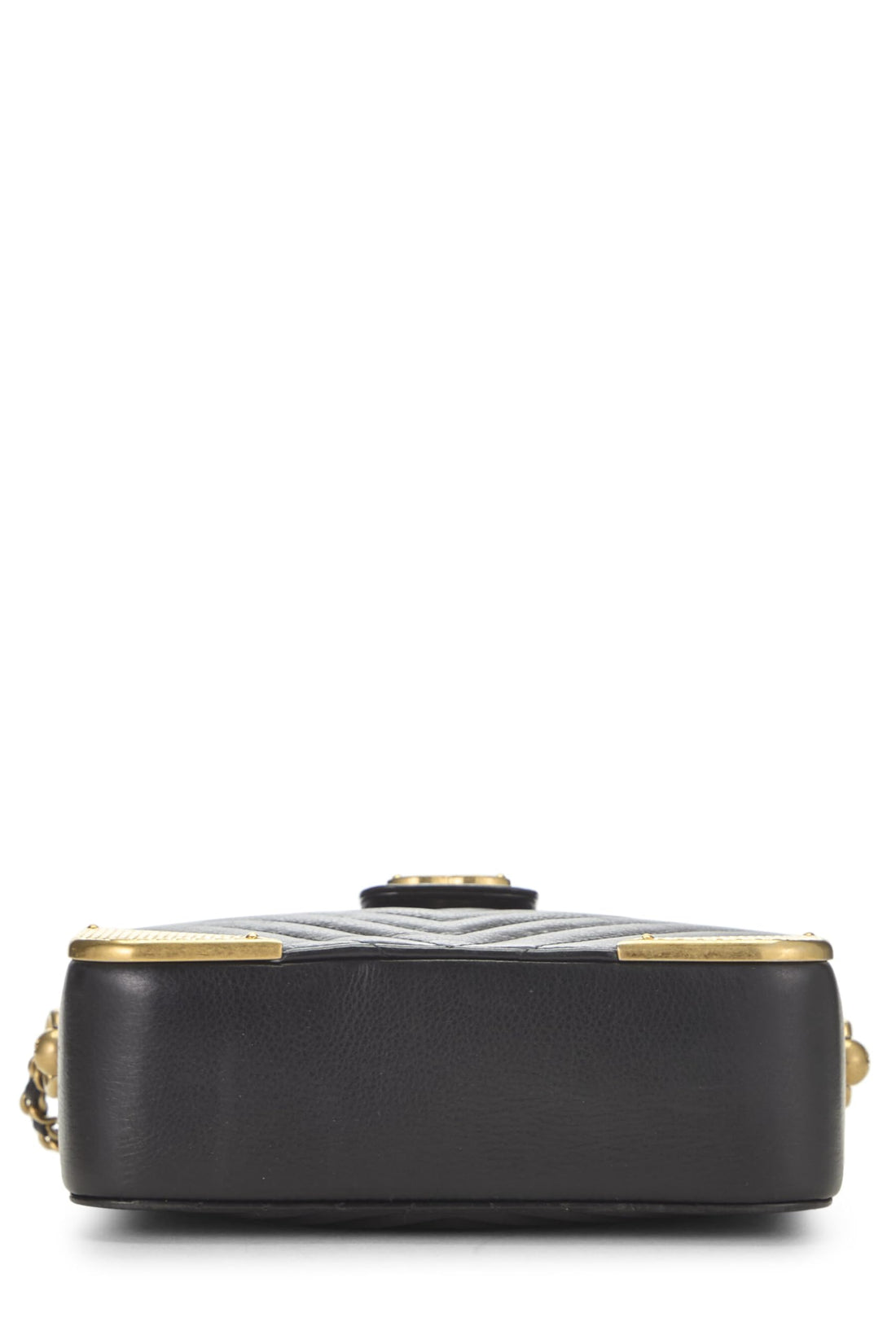 Chanel,  Paris-Cosmopolite Black Chevron Calfskin Rock the Corner Minaudiere, Black