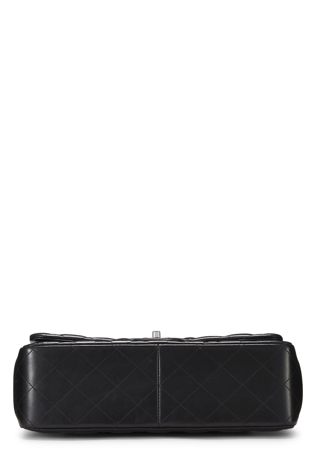 Chanel,  Black Quilted Lambskin New Classic Double Flap Jumbo, Black