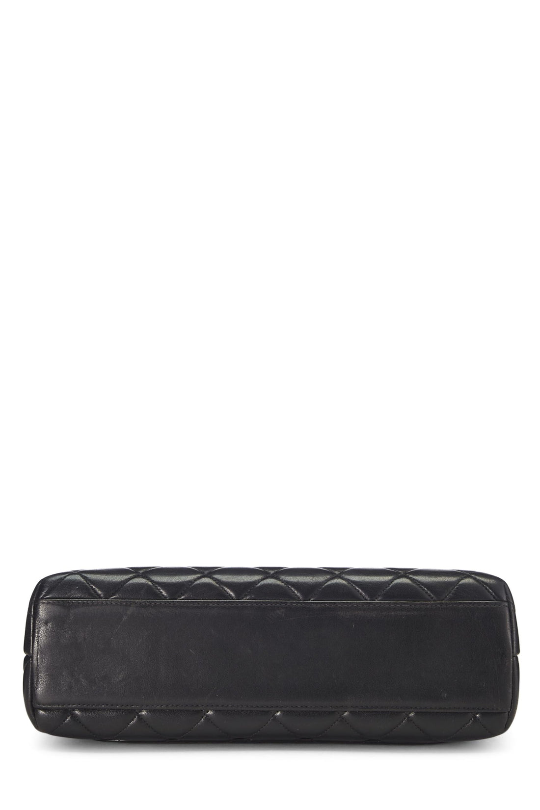 Chanel,  Black Quilted Lambskin Kelly, Black