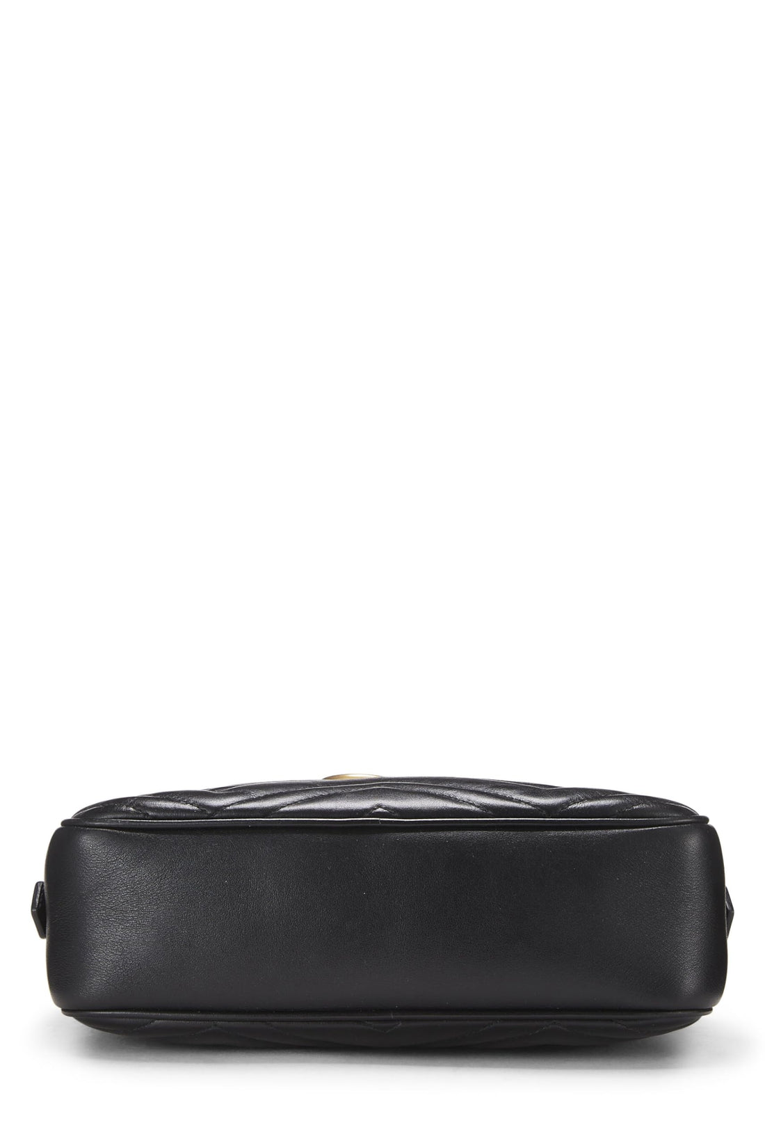 Gucci,  Black Leather GG Marmont Crossbody Small, Black