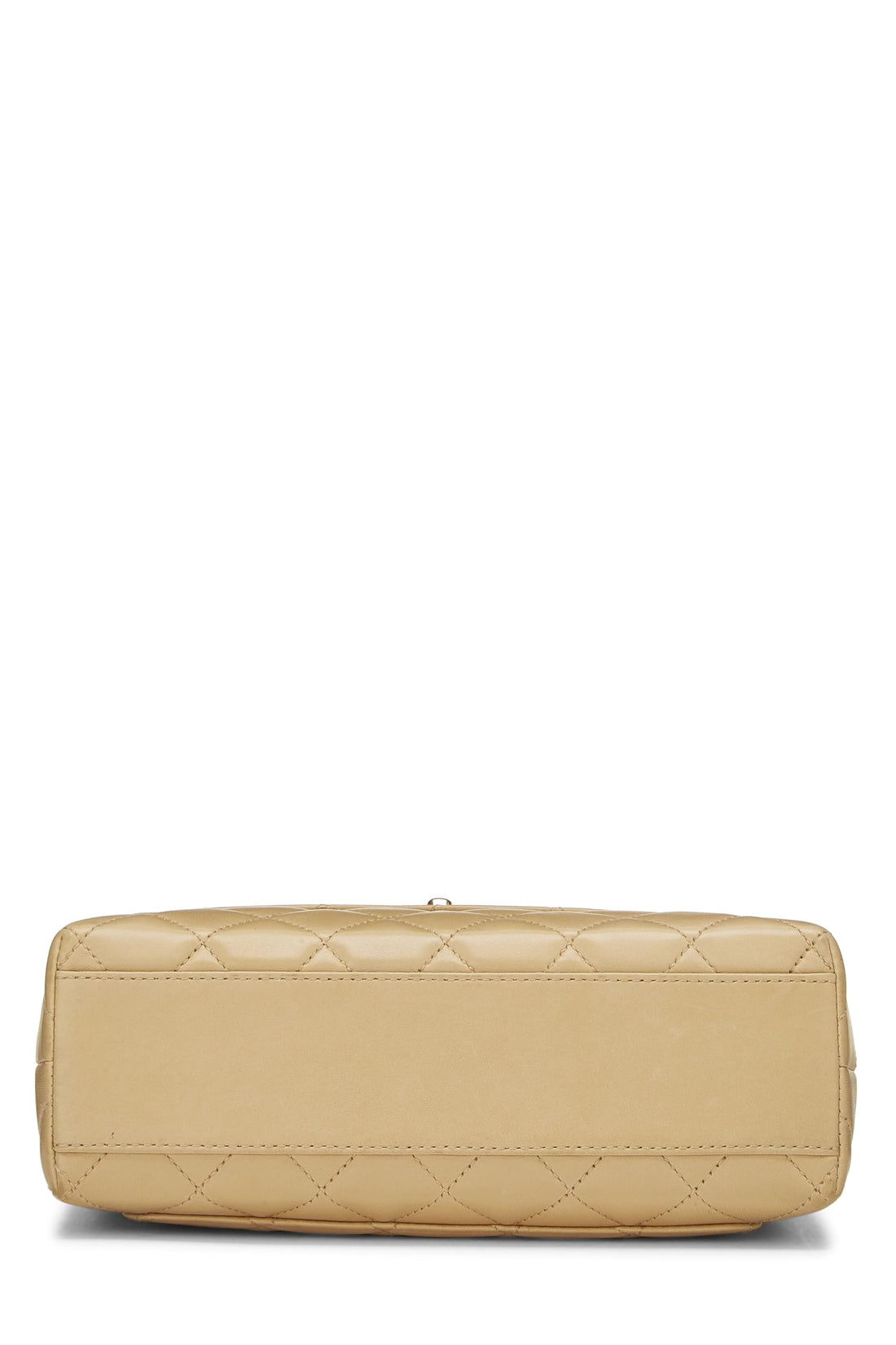 Chanel,  Beige Quilted Lambskin Kelly, Beige
