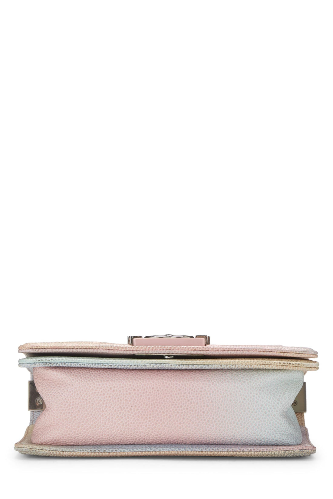 Chanel,  Rainbow Quilted Caviar Boy Bag Small, Pink