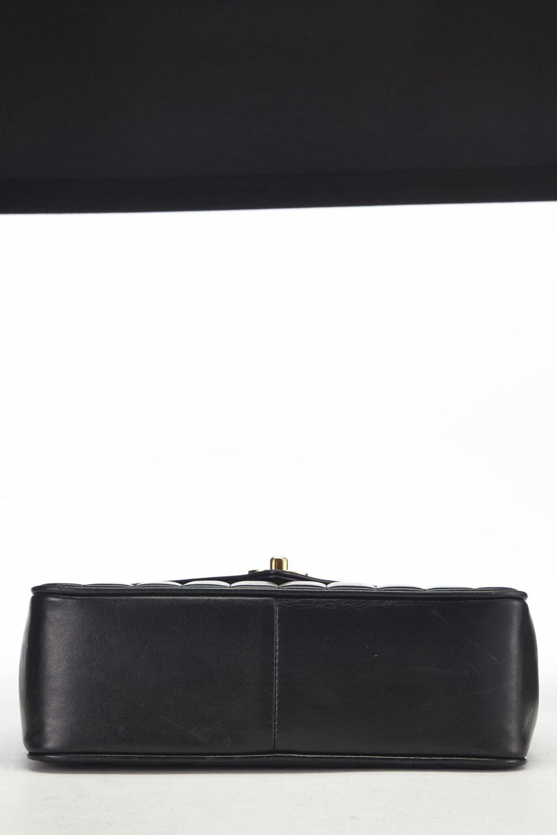 Chanel,  Black Chevron Lambskin Envelope Flap Small, Black