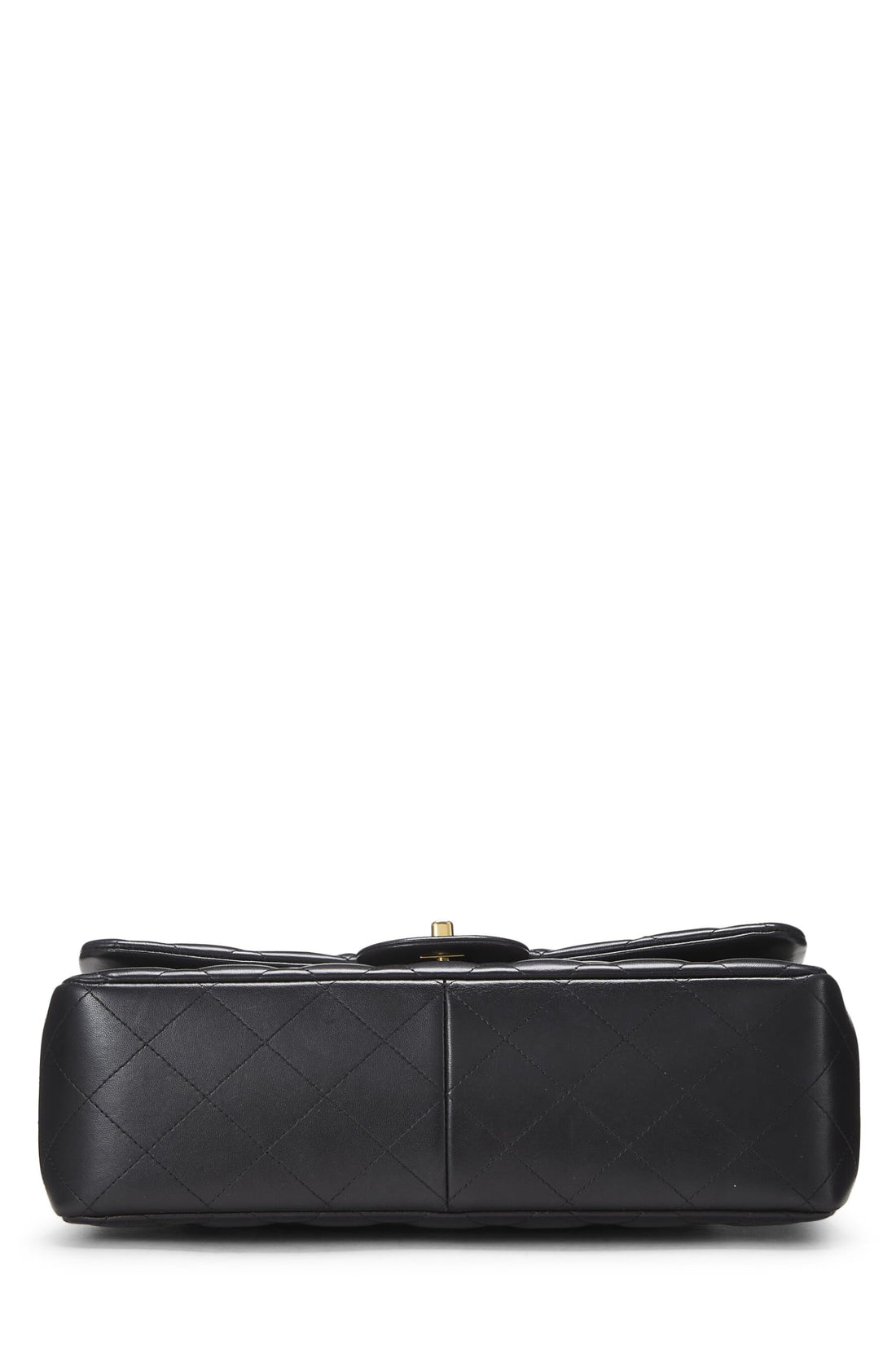 Chanel,  Black Quilted Lambskin New Classic Double Flap Jumbo, Black