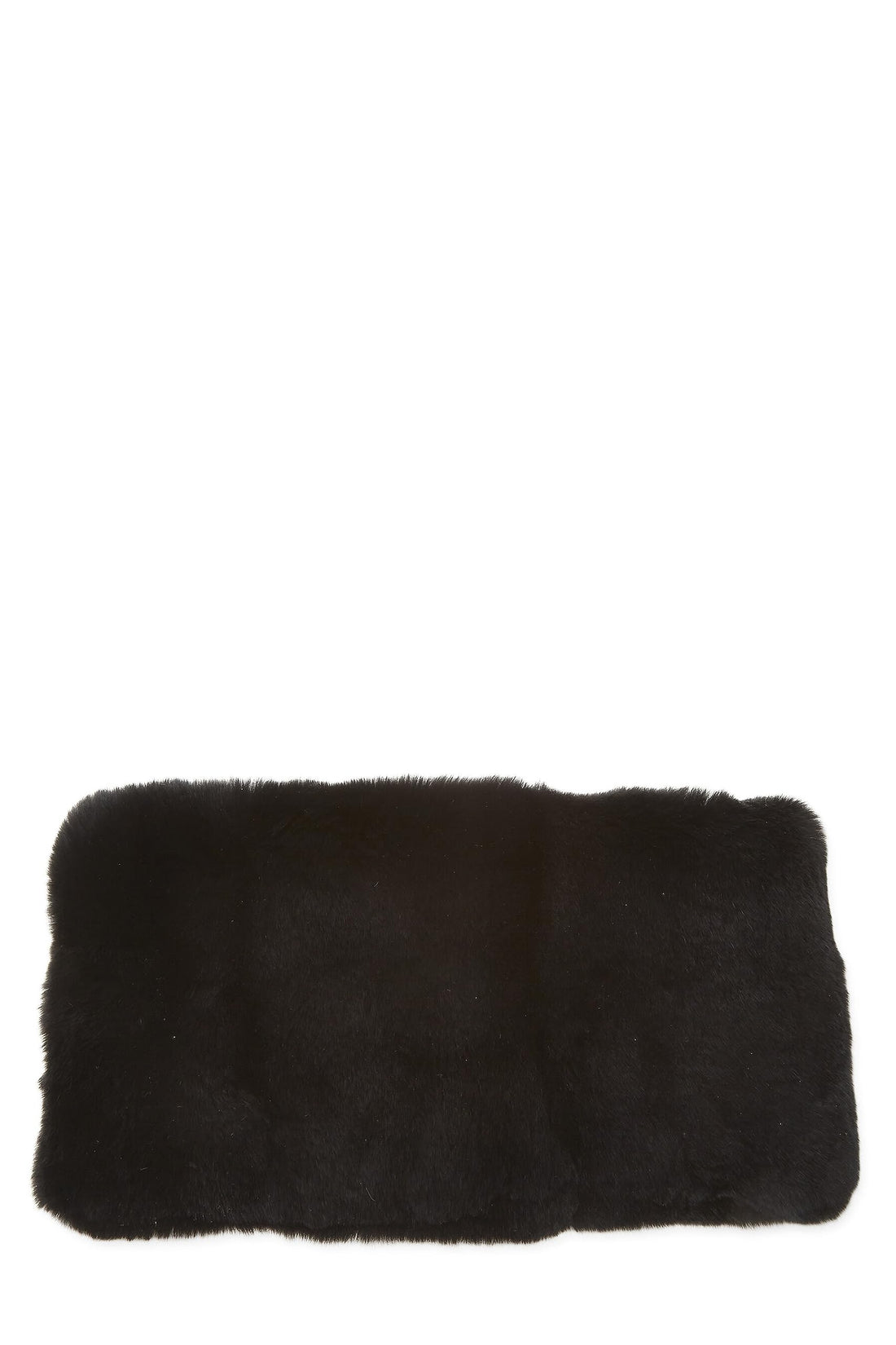 Chanel,  Black Fur 'CC' Muffler, Black