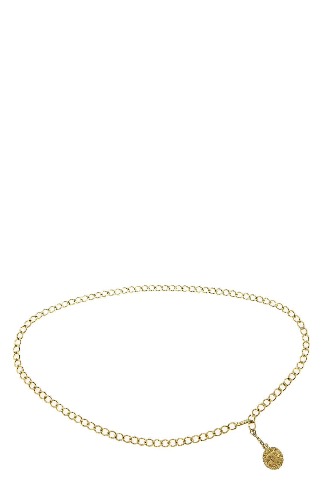 Chanel,  Gold 'CC' Chain Belt, Gold