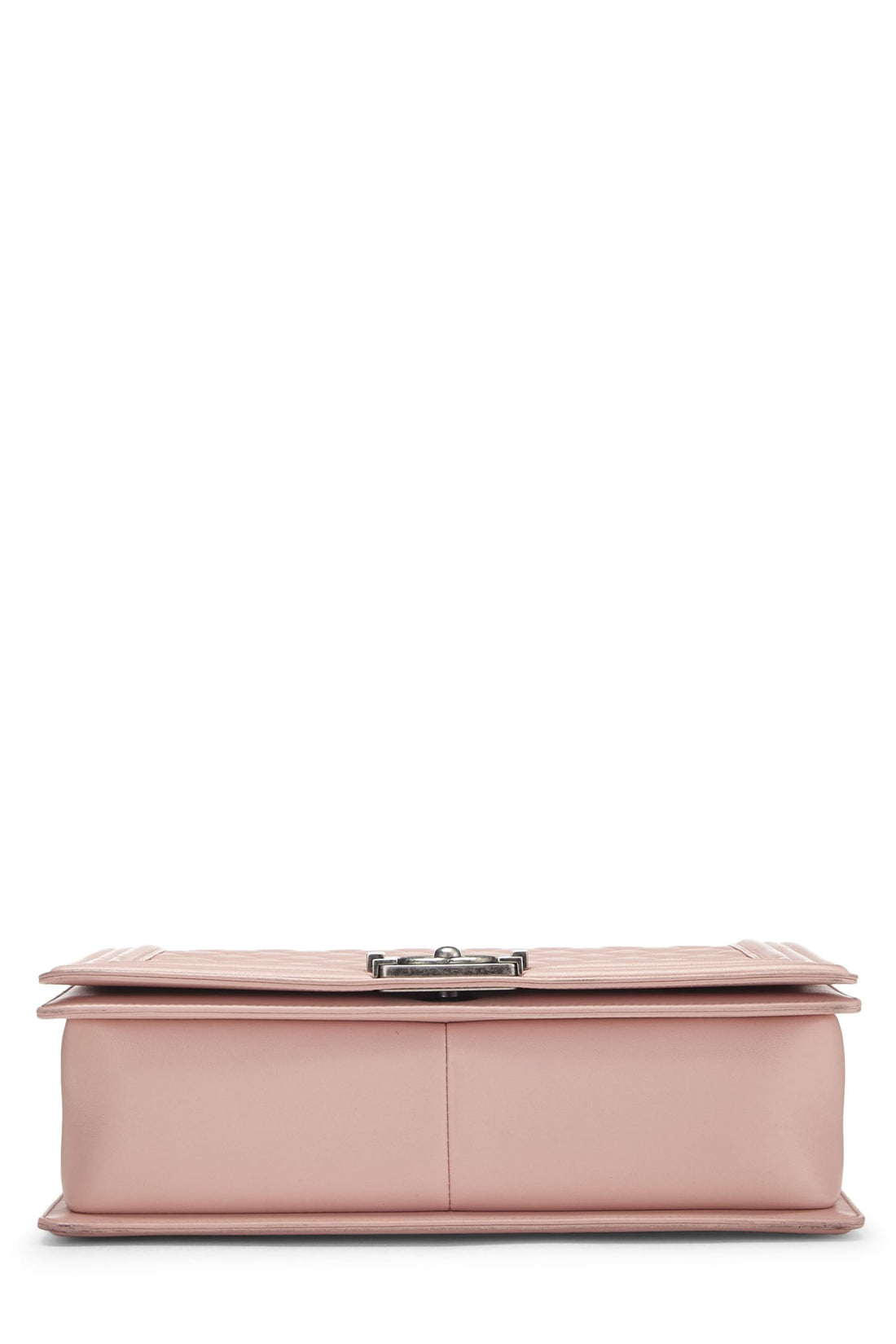 Chanel,  Pink Quilted Calfskin Boy Bag Large, Pink