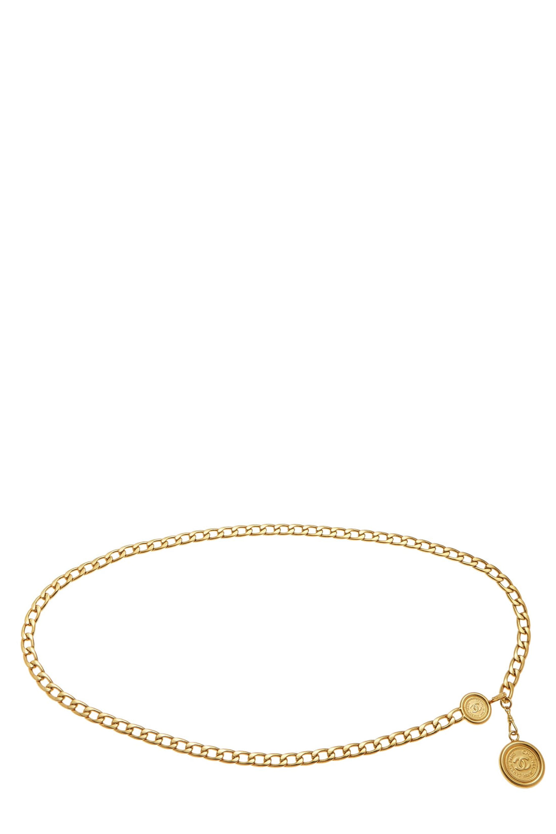 Chanel,  Gold 'CC' Chain Belt, Gold