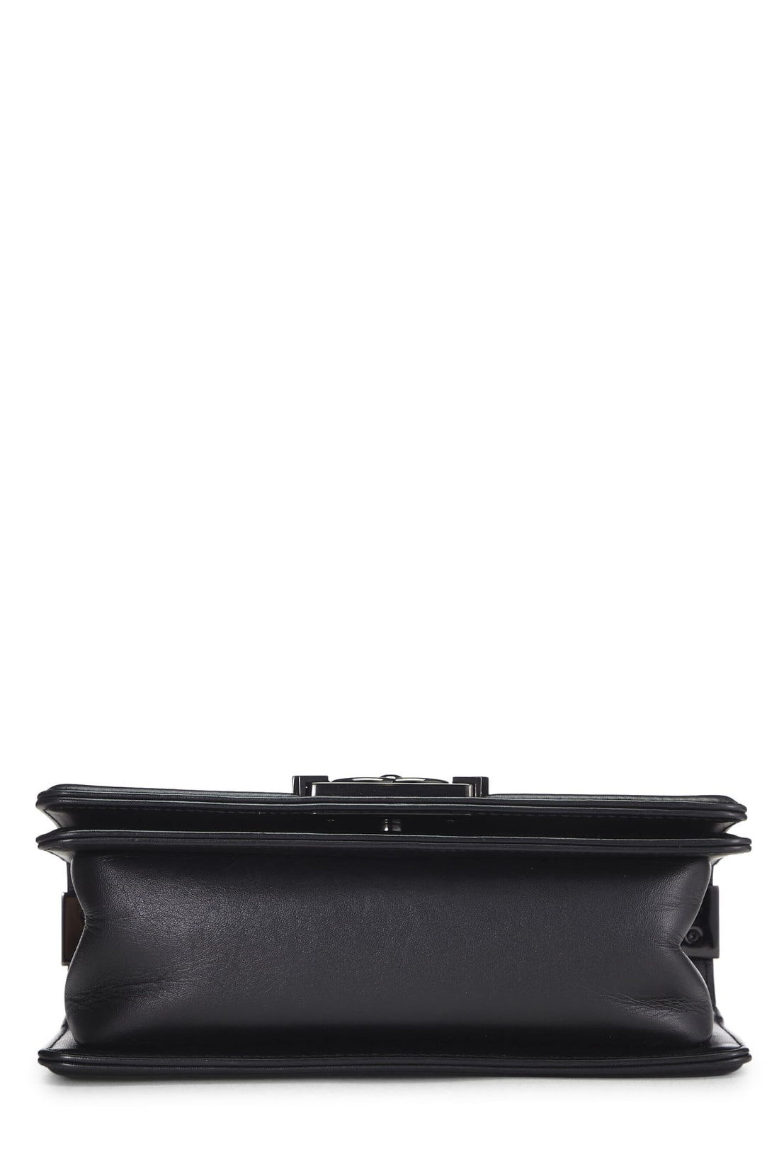 Chanel,  Black Chevron Lambskin Boy Bag Small, Black