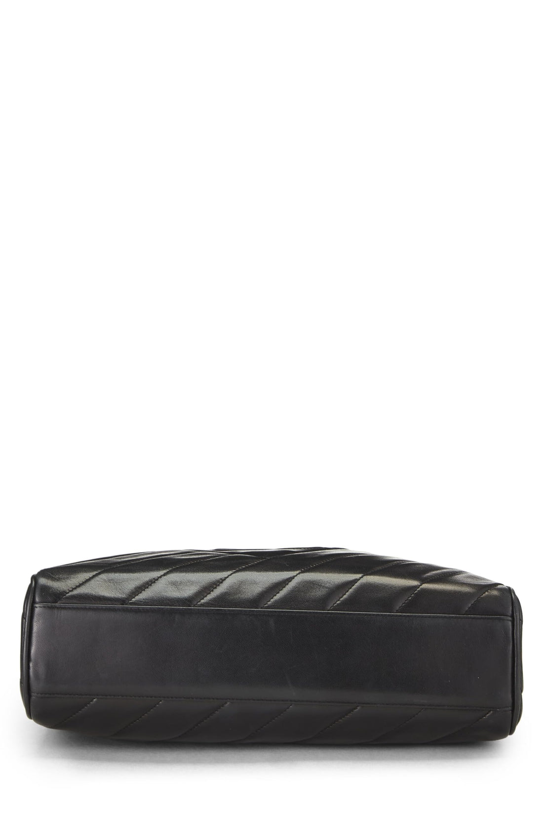 Chanel,  Black Lambskin Diamond 'CC' Camera Bag Large, Black