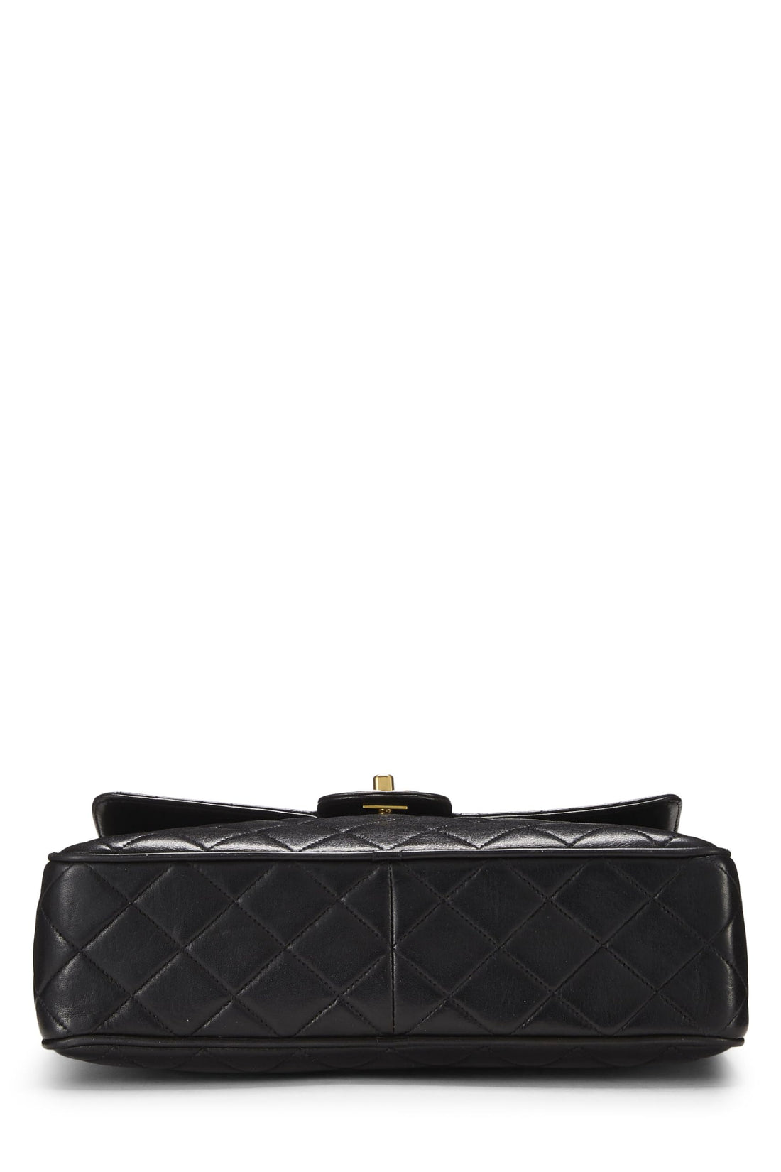 Chanel,  Black Quilted Lambskin Pocket Camera Bag Large, Black