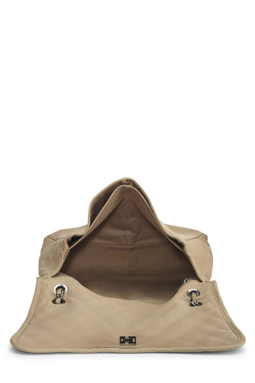 Chanel,  Beige Quilted Lambskin Natural Beauty Flap Bag Large, Beige