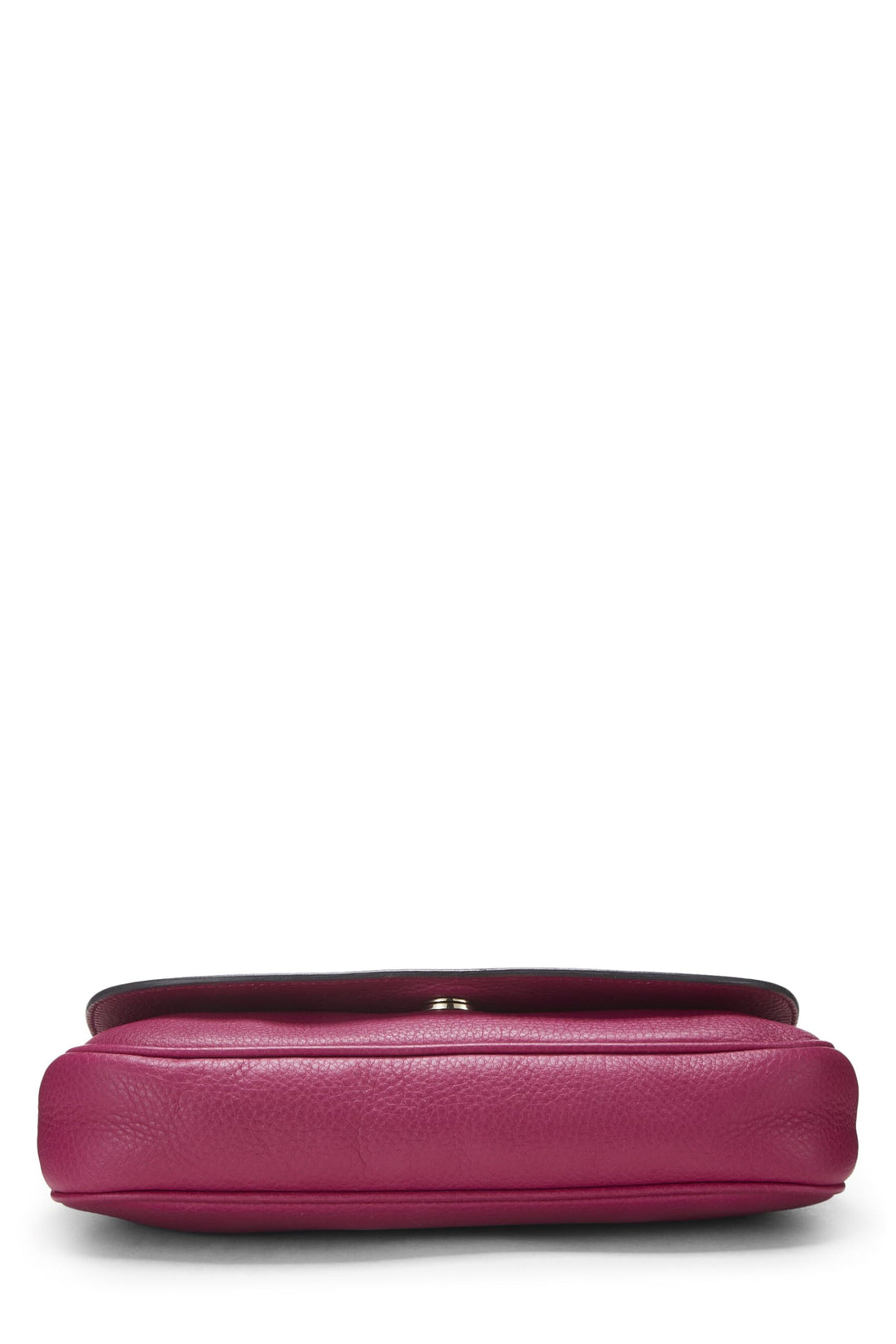 Gucci,  Pink Grained Leather Soho Chain Flap Crossbody, Pink