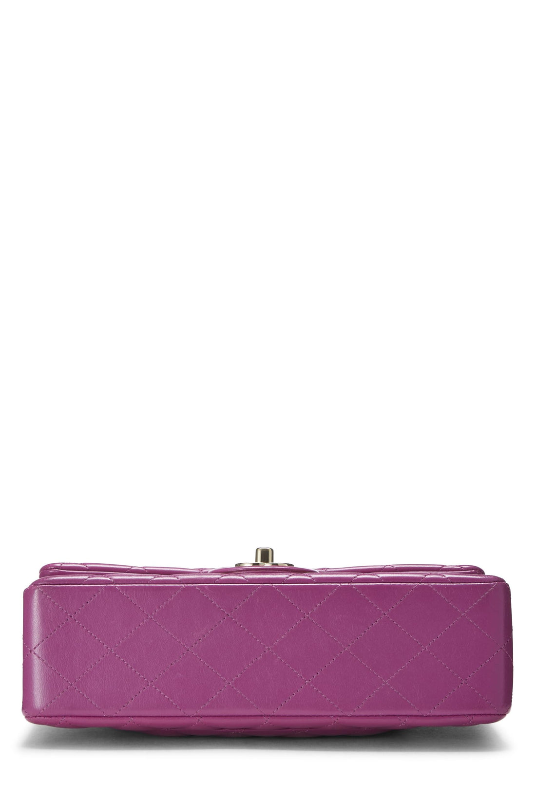 Chanel,  Purple Quilted Lambskin Classic Double Flap Small, Purple