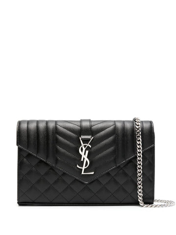 Matelasse Grain Quilted Clutch