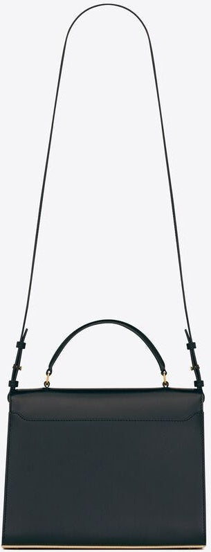 CASSANDRA LOGO PLAQUE SHOULDER BAG