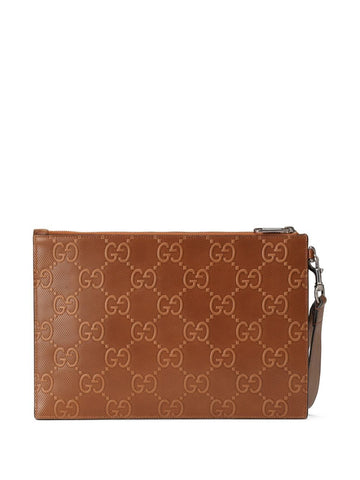 GG embossed pouch
