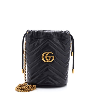 GG Marmont Bucket Bag Matelasse Leather Mini