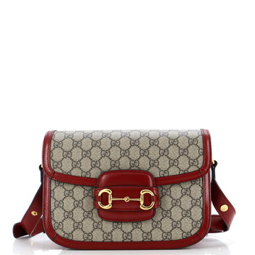 Horsebit 1955 Shoulder Bag GG Coated Canvas Small