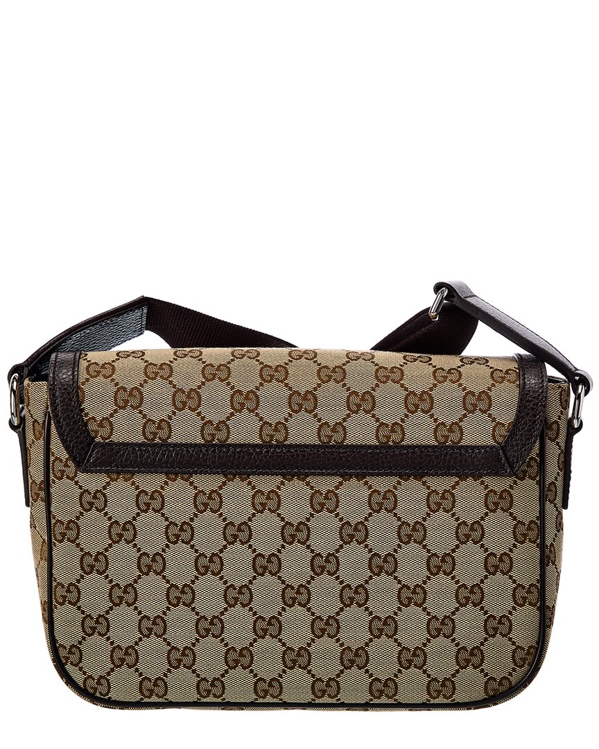 Gucci GG Canvas & Leather Shoulder Bag