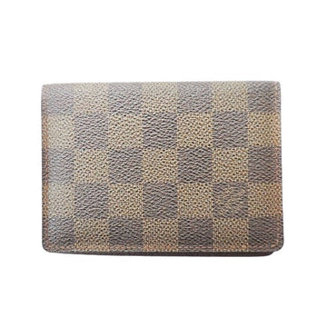 Louis Vuitton Porte Carte Cit Bifold  Canvas Wallet  ()