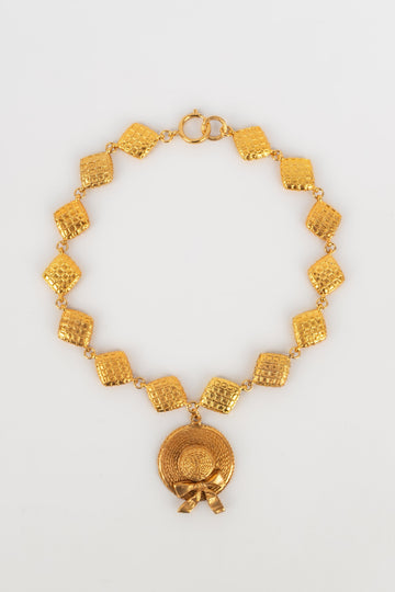 Collier matelassé Chanel 1990s