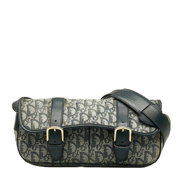 Dior Trotter Obreek Shoulder Bag Navy Canvas Leather  Dior (Ginestapo)