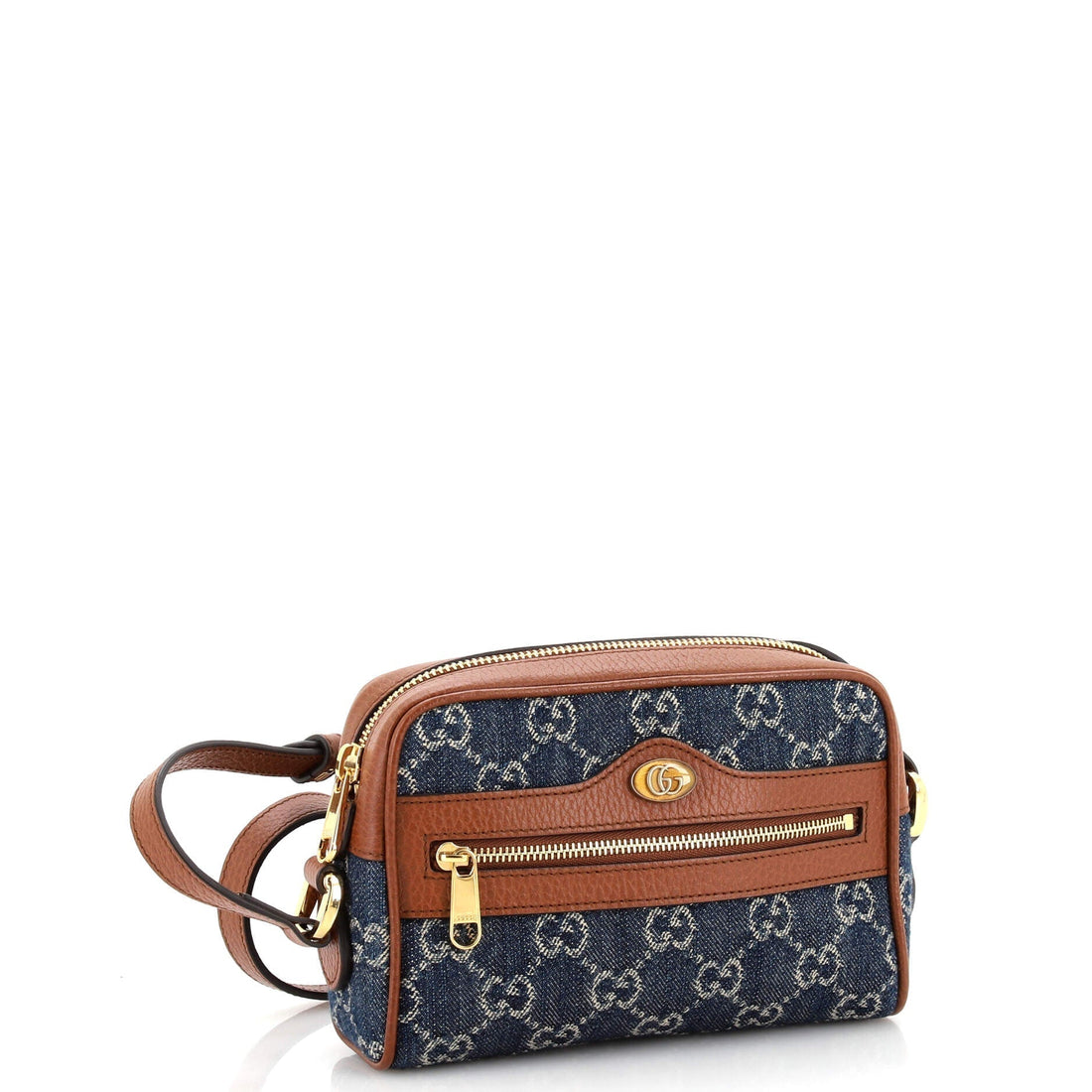 Ophidia Shoulder Bag GG Denim Mini
