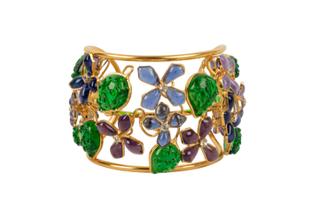 Bracelet manchette fleurs Augustine