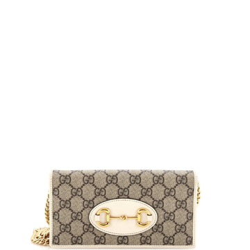 Horsebit 1955 Chain Wallet GG Coated Canvas