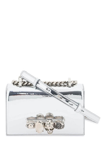 Alexander Mcqueen Mini Jewelled Satchel Bag Women