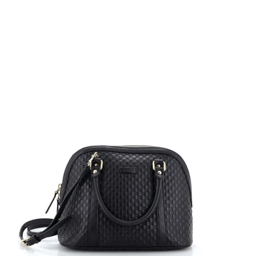 Convertible Dome Satchel (Outlet) Microguccissima Leather Medium