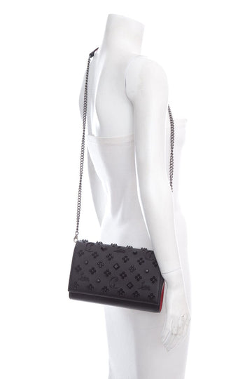 Christian Louboutin Black Paloma Leather Studded Cross-Body