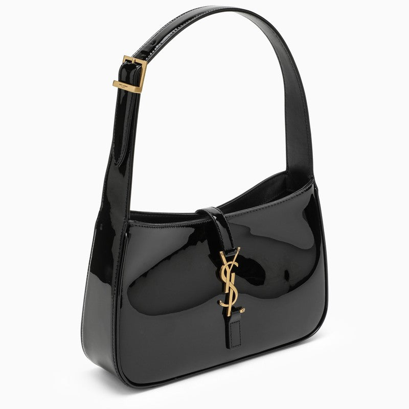 Saint Laurent Le 5 A 7 Black Shoulder Bag Women