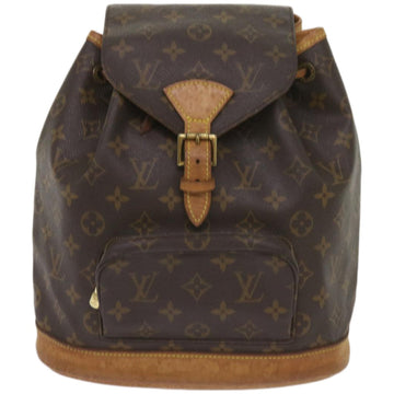 Louis Vuitton Montsouris Mm  Canvas Backpack Bag ()