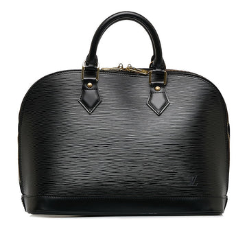 Louis Vuitton Epic Alma Handbag M52142 Noir Black Leather Lady Louis Vuitton