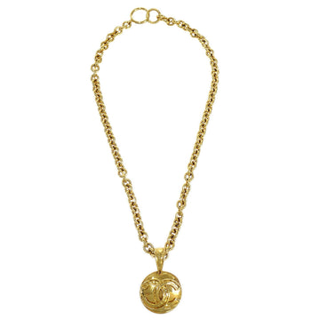 Chanel 1994 Gold Chain Pendant Necklace 94P