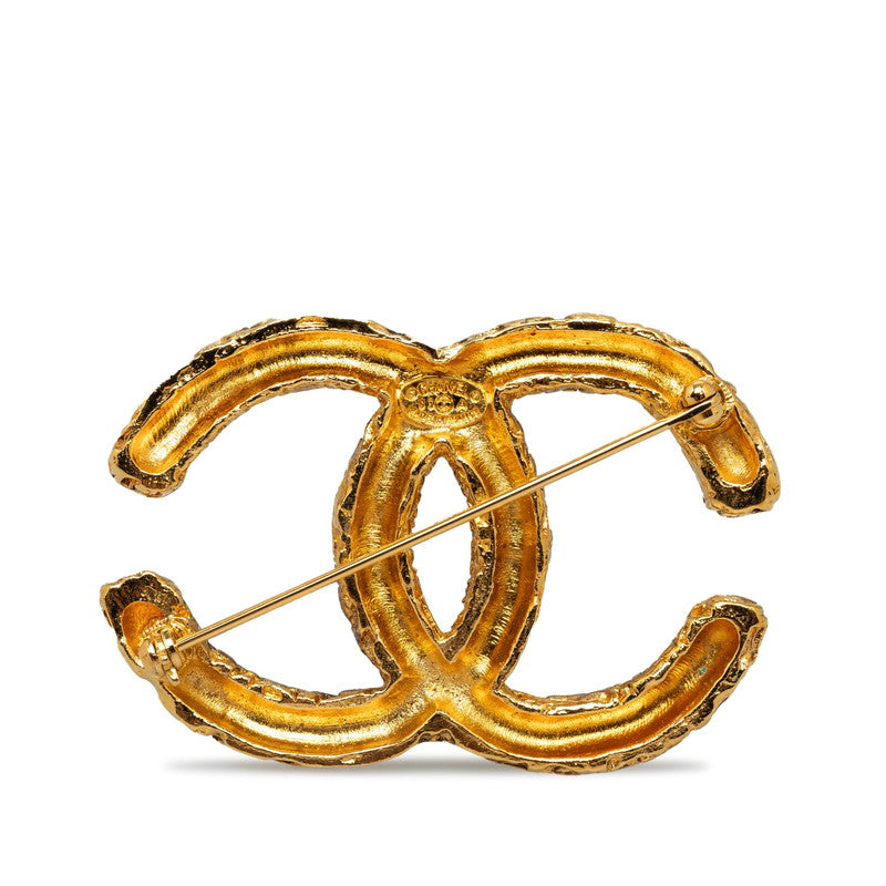 Chanel Vintage  Cocomark Rage Brochure Gold   Chanel