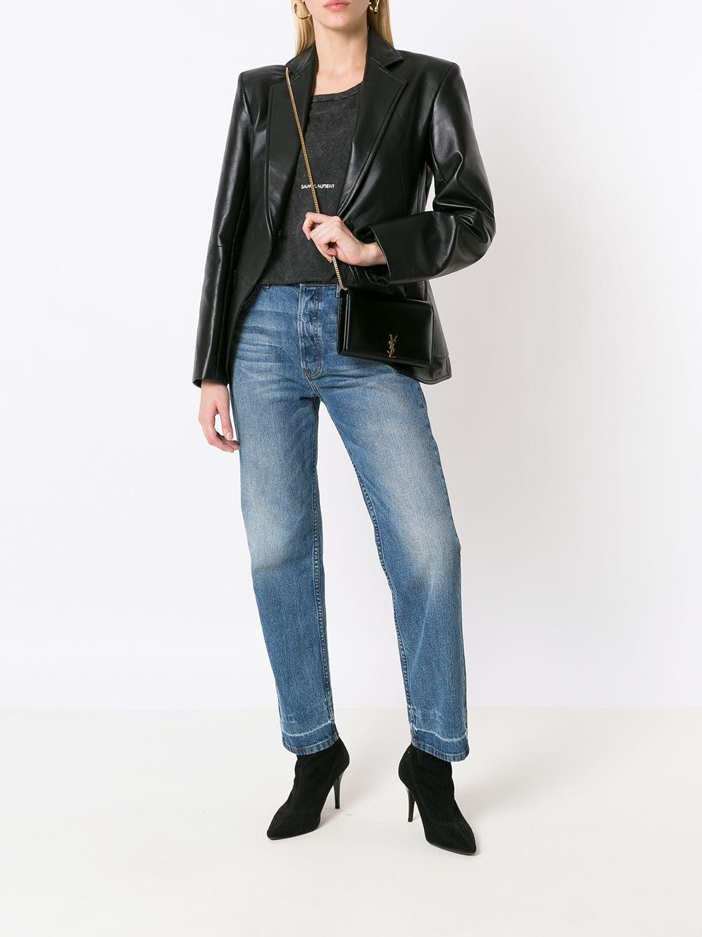 CASSANDRE LOGO PLAQUE SHOULDER BAG