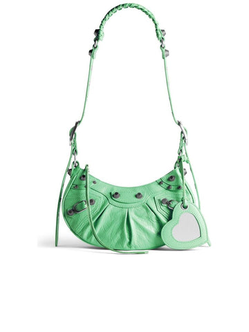 Le Cagole XS Shoulder Bag in Light Green