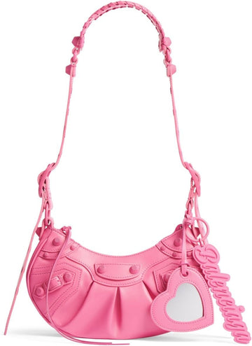 BUBBLEGUM PINK LE CAGOLE XS BAG
