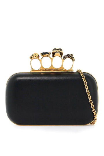 Alexander Mcqueen Chain Clutch With Knuckle Women