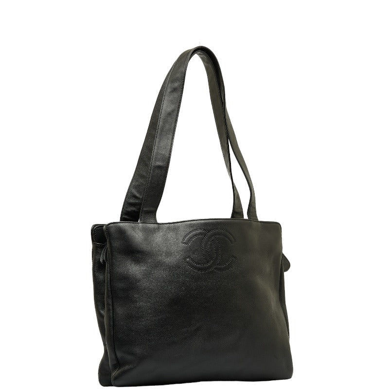 Chanel Cocomark Stitch Shoulder Bag Bag Black Leather