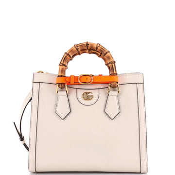 Diana NM Bamboo Handle Tote Leather Small