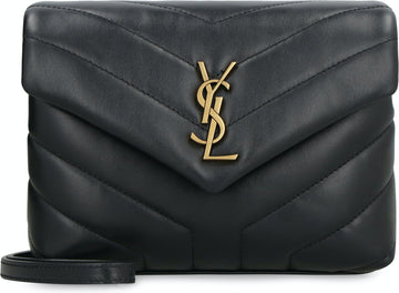 LOULOU LOGO PLAQUE SHOLUDER BAG