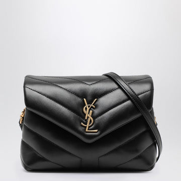 Saint Laurent Black Quilted Leather Loulou Toy Bag Women