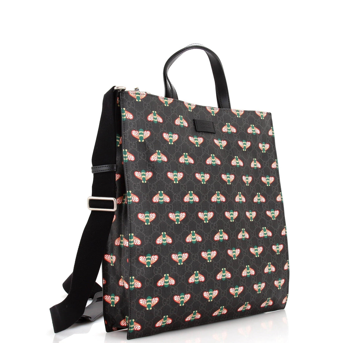 Convertible Soft Open Tote Printed GG Coated Canvas Tall